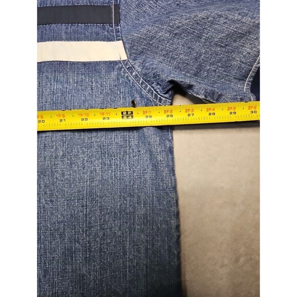 VINTAGE DON Matching Blue Jean Outfit XL Shirt Size 40x32 Pants Embroidered - Picture 4 of 16